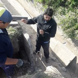 Detectaron una derivación de agua clandestina en Luján