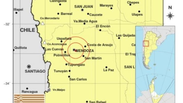 Un fuerte temblor se sintió en Mendoza