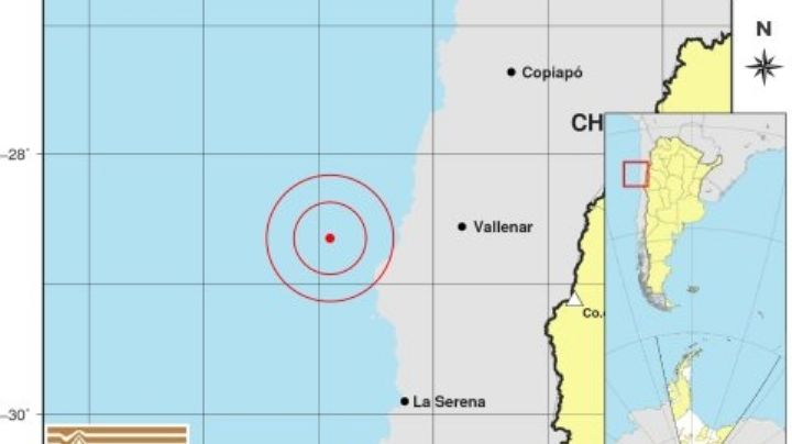 Fuerte temblor sacude la costa de Chile y se sintió en Mendoza