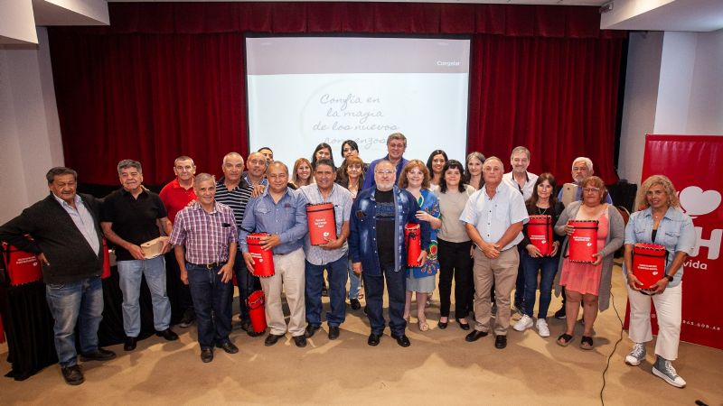 Municipales jubilados de Las Heras fueron reconocidos