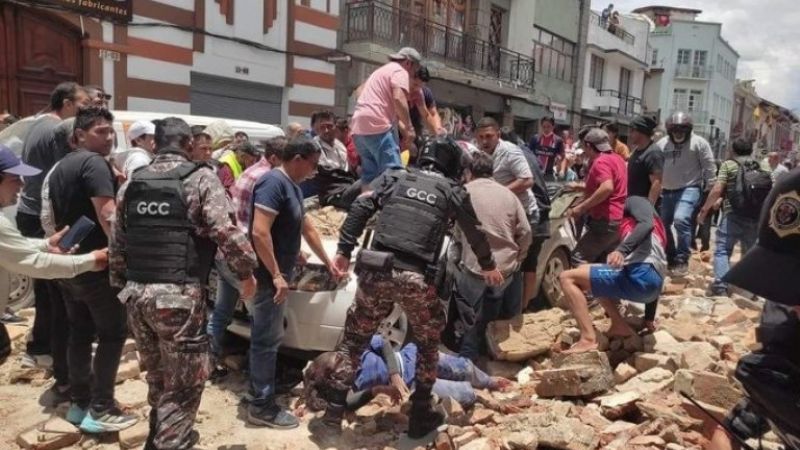 Terremoto en Ecuador deja al menos cuatro muertos