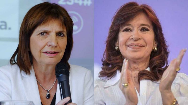 Patricia Bullrich desafía a Cristina Kirchner a que "se anime" a presentarse como candidata