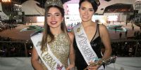 La Reina Nacional de la Vendimia 2023, Ana Laura Verde, y la virreina Gemina Navarro
