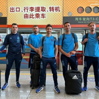 La Selección ya está en China para el amistoso ante Australia