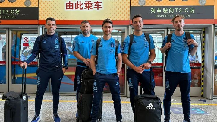 La Selección ya está en China para el amistoso ante Australia
