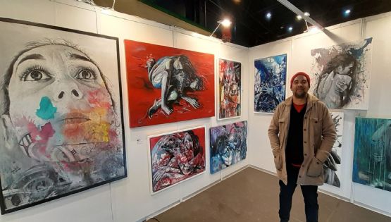 Artista lujanino presente en importante Feria de Arte de Buenos Aires
