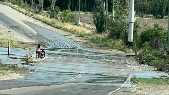 Rutas del Valle de Uco afectadas por el deshielo
