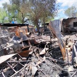 Colecta para ayudar a las familias afectadas por el incendio de sus casas en Las Heras